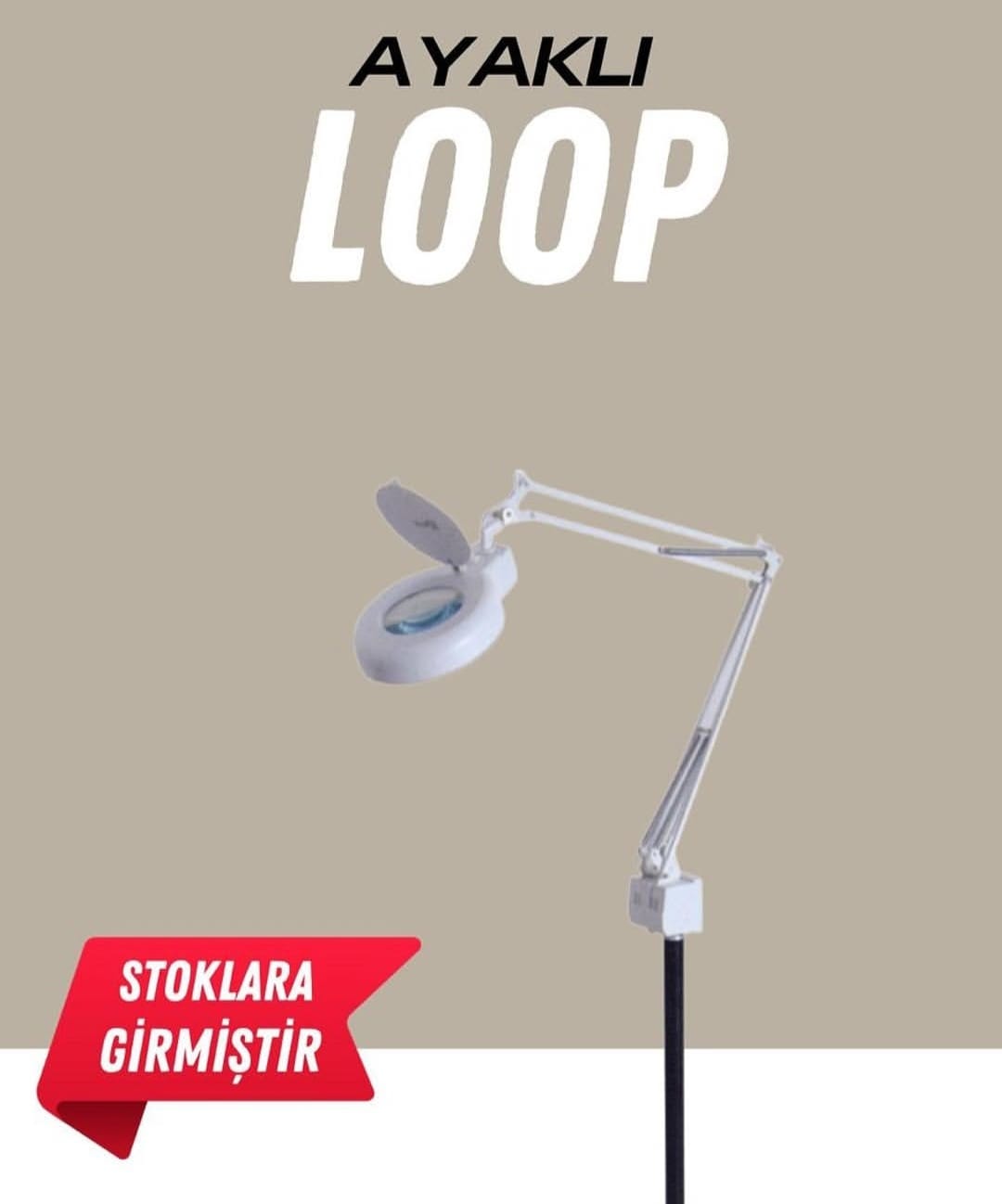 Ayaklı Büyüteçli Loop Işık Cihazı