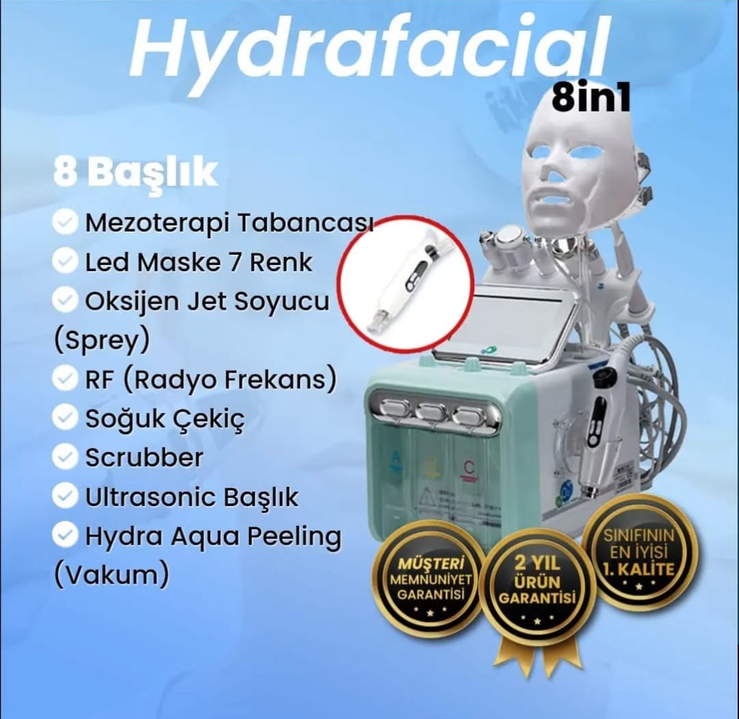 8-in-1 HydraFacial Cilt Bakım Cihazı