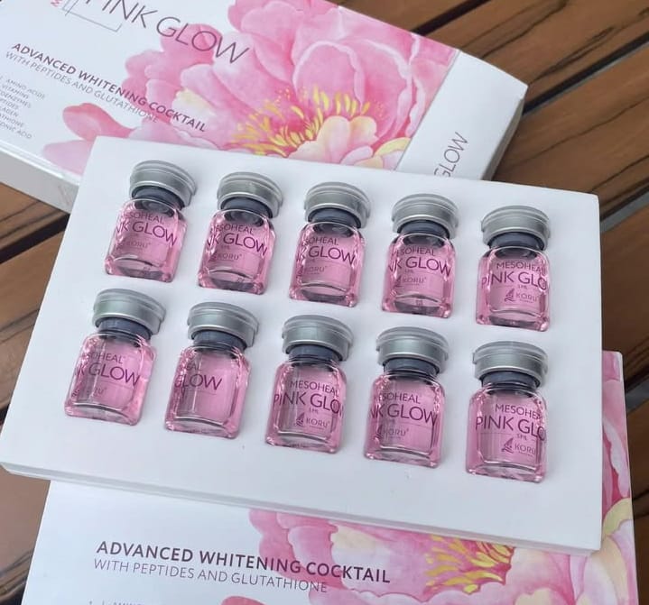 Mesoheal Pink Glow Gelişmiş Beyazlatıcı Mezoterapi Kit